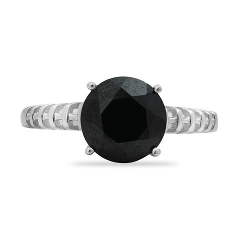 BUY REAL BLACK ONYX GEMSTONE RING IN 925 SILVER